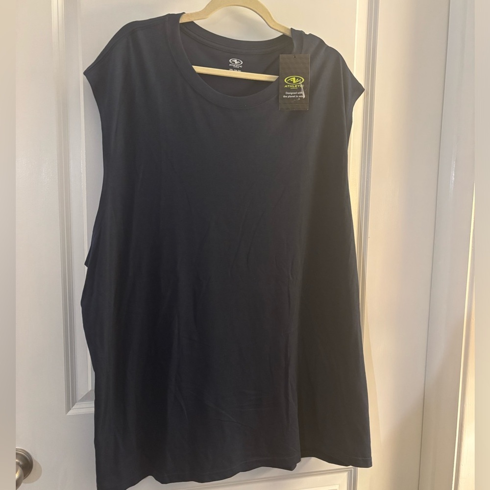 Mens Athletic Works Tank Top -Navy Sz 3XL NWT